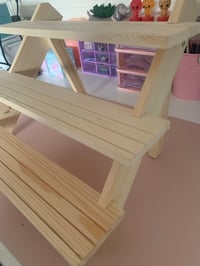 Image 3 of 3 tier wooden display
