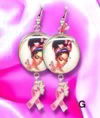 Image 8 of Breast Cancer Awareness Earrings