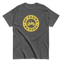 Image 3 of 'No Farms, No Food' Tractor Tee (Unisex)
