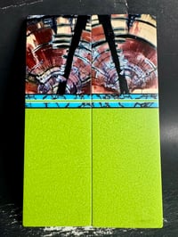 Image 2 of Mammoth Tusk & Glass Fiber Segmented Knife Scales 2