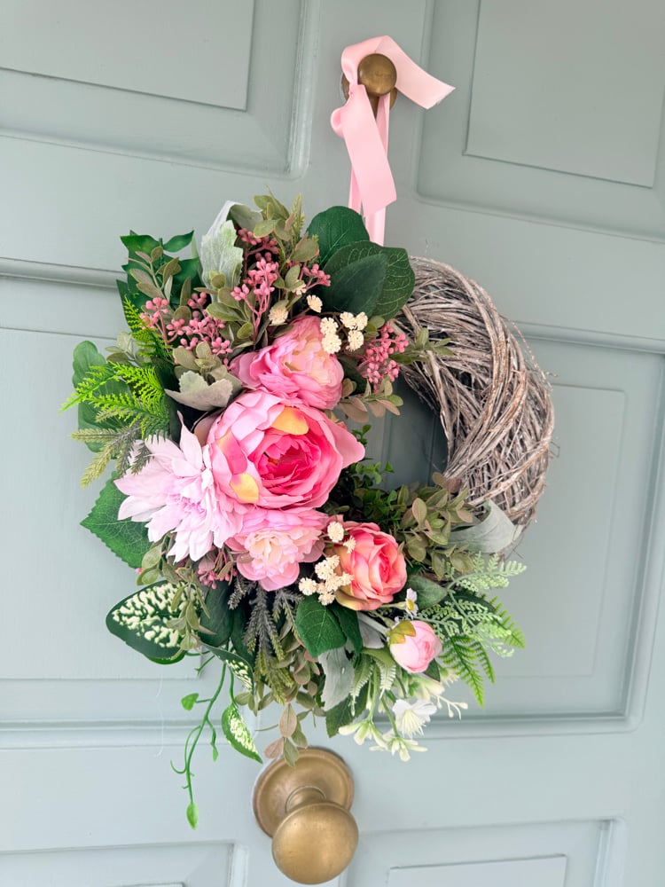 Image of 30cm Grey Twig Wreath 