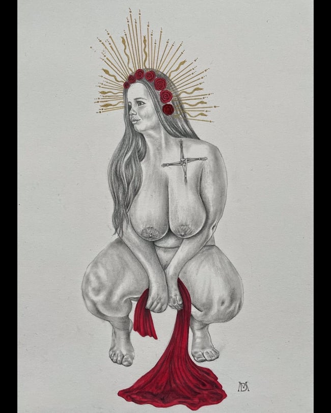 Brat Bride - Art Print by Dee Mulrooney