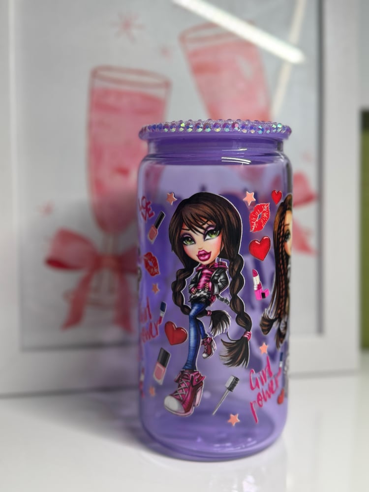 Image of 16oz Libby Glass - Bratz 