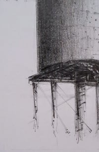 Image 2 of Graphite Water Tower Drawing 03225