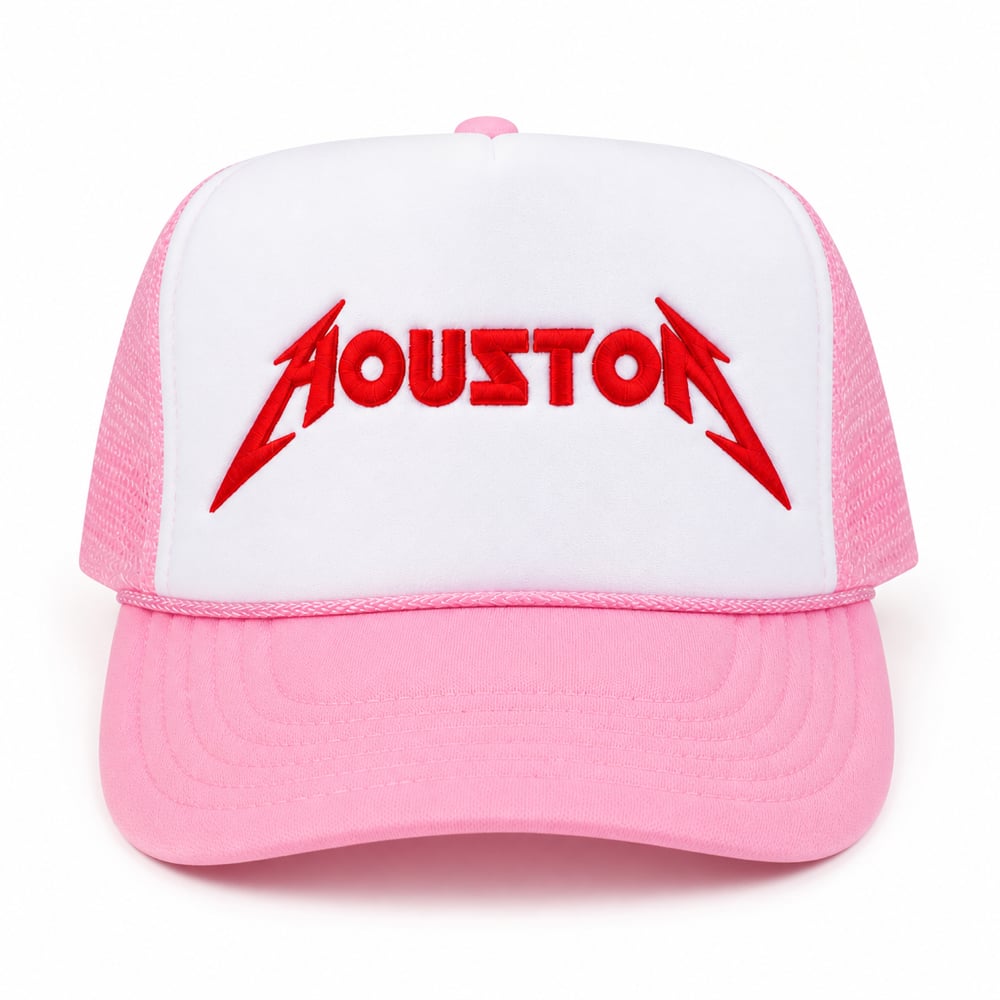 Image of Heavy Houston Pink Foam Trucker
