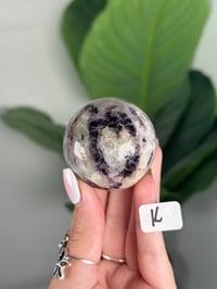 Image 11 of FLUORITE X CALCITE SPHERES