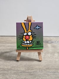 Image 3 of Spe 15 2.5x2.5 Inch Original Painting by Joey Mars 