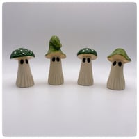 Image 2 of Green Mushroom Ghosts 6-7 cm