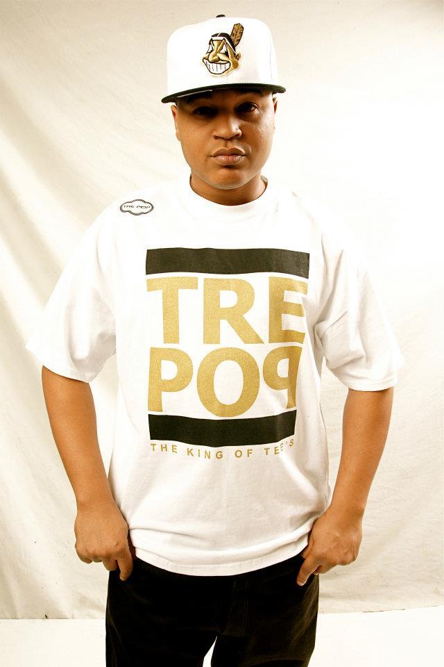 Image of TRE DMC- WHT/BLK/GLD 