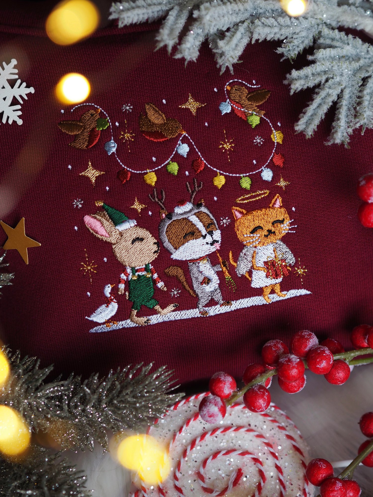 Image of  A Year Of Adventures - Christmas Edition - Burgundy Hoody