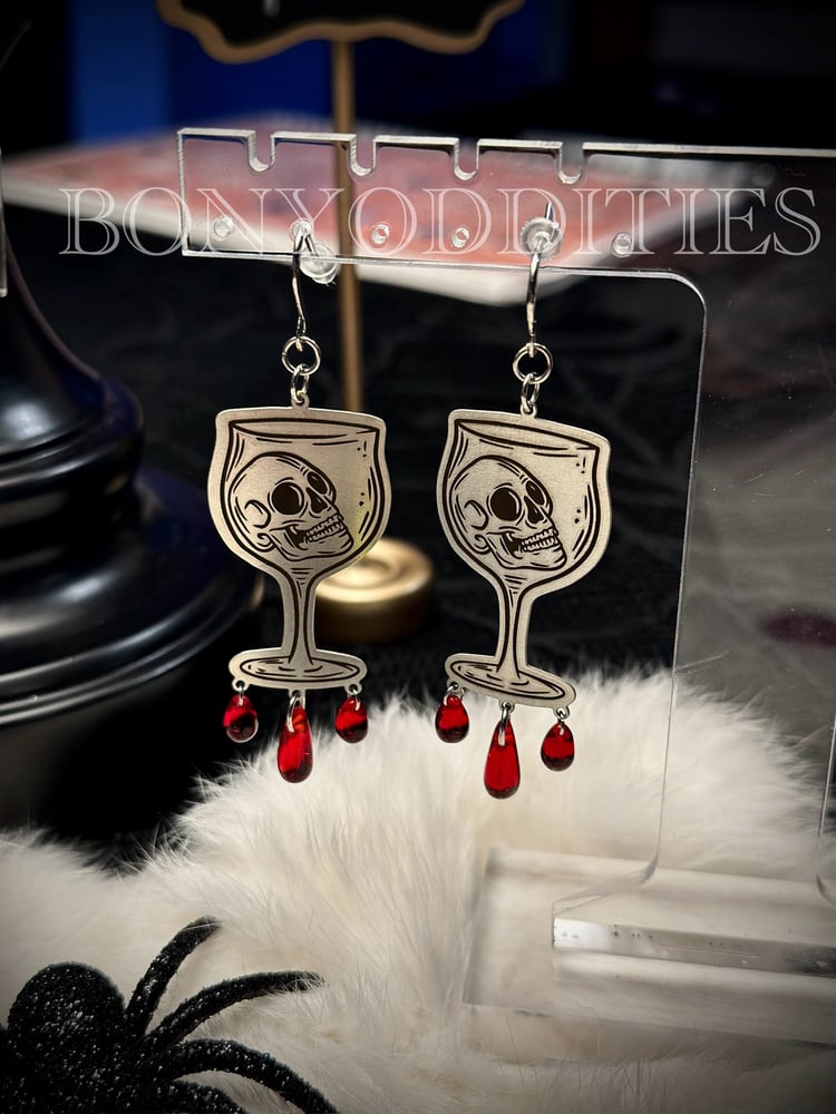 Image of Bloody Earrings 