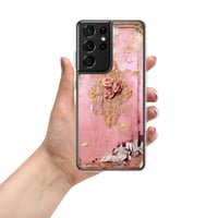 Image 18 of Pastel Pink Tattered Texture Rose Gold Goth Lolita Kawaii Inspired Clear Case for Samsung®