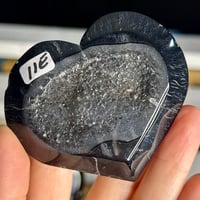 Image 3 of Black Agate Hearts ($10-$11)