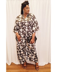 Image 2 of Satin Kaftan Dress