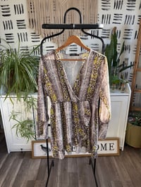 Image 1 of Snakeskin dress