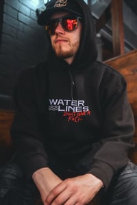 Image 2 of WATERLINES DON'T GIVE A F*CK - black hoodie