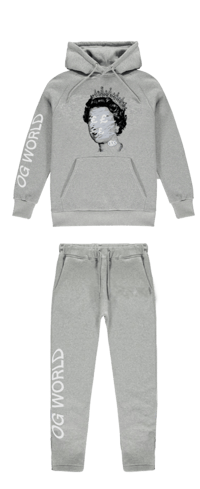 Image 1 of OG LIZZY 2.0 TRACKSUIT-GREY