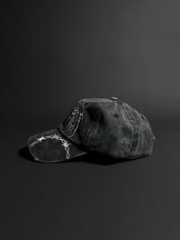 Image 4 of RISE THROUGH CHAOS VINTAGE BLACK DAD HAT