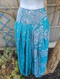 Image 7 of  Milan Hareems/ Bloomer/ Balloon  trousers with matching head scarf -turquoise upto 14 uk