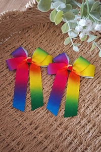Image 4 of 4" rainbow bows
