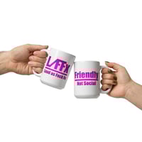 Image 2 of Friendly Not Social Coffee Mug