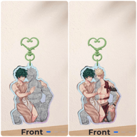 Medusa and the Hero Rainbow Acrylic Keychains