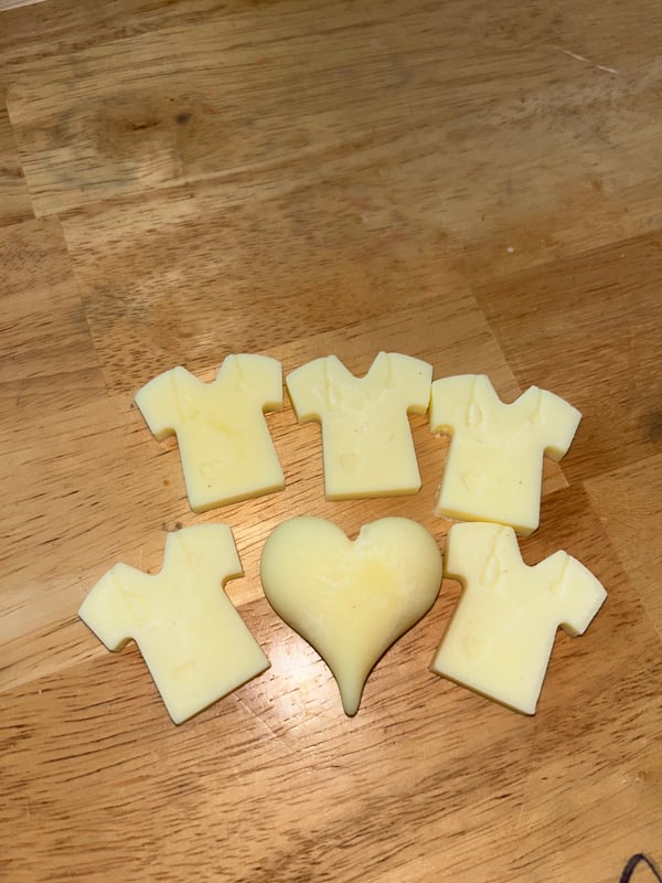 Image of Lemon Pound Cake(5 scrub tops, 1 heart)