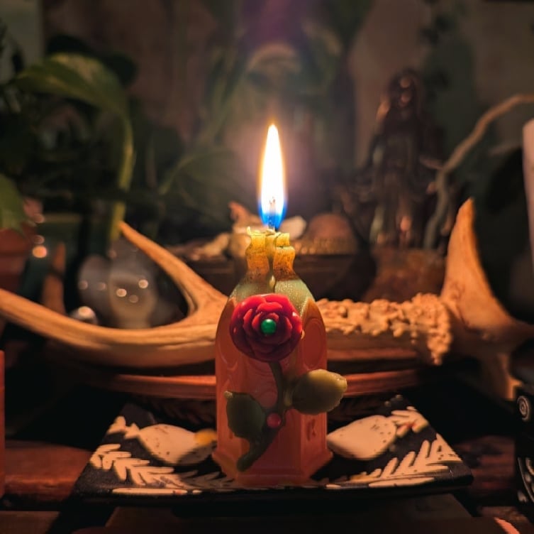 Image of Pink Church Grief Candle