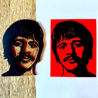 Image 1 of Ringo Starr (Linocut Print)