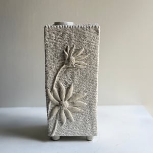 Image of Seagrass Flannel Flower box vase (4234)