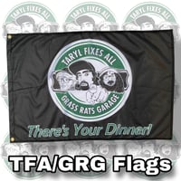 Image 1 of "There's Your Dinner" Flags! 3' x 2' Ft