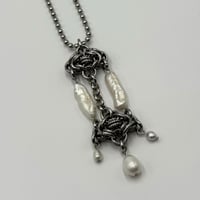 Image 4 of Window of Pearls Necklace