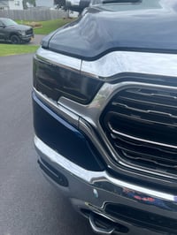 Image 2 of 2019+ Ram 1500 Limited Full Headlight Tint Overlays 