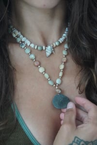 Image 1 of River Tide- Necklace (river stone)