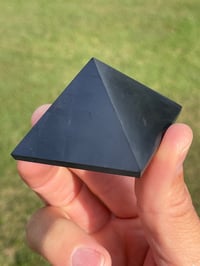 Image 5 of Elite Shungite Pyramid 5cm Squared #2023