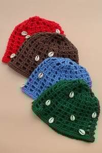 Image 1 of Shell Crochet Beanie