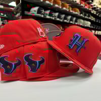 Image 2 of New Era 59Fifty Front Door Red Texans 