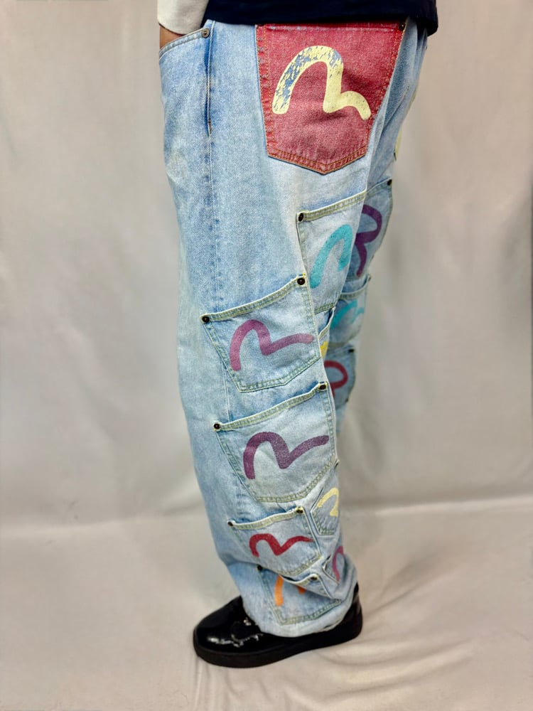Image of Evisu Multipocket Denim