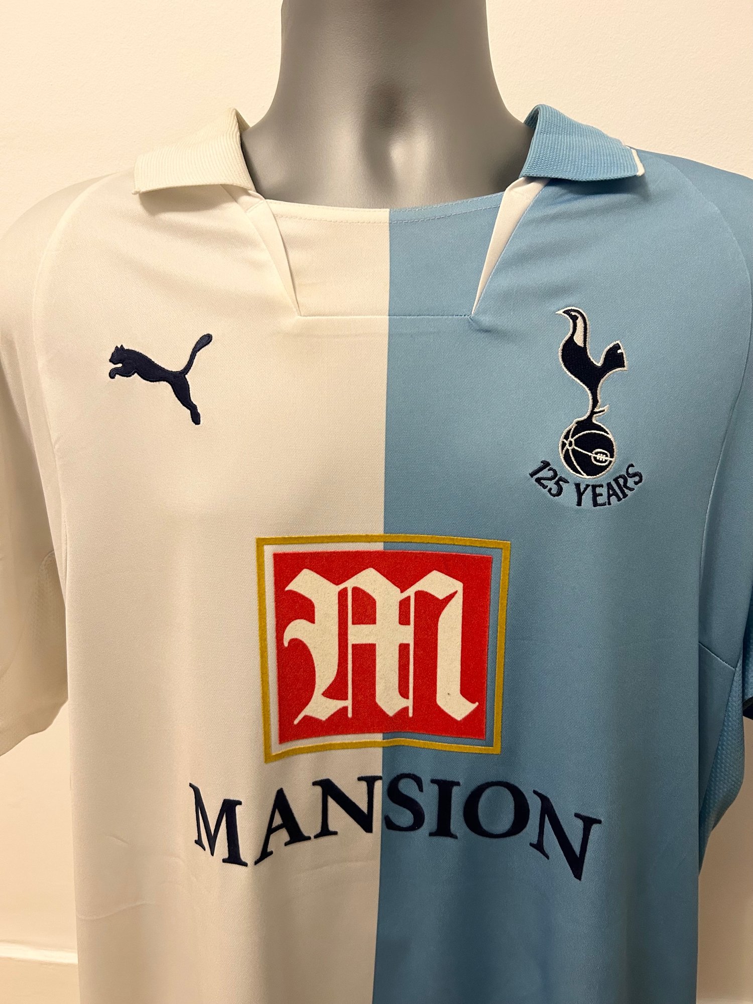 Image of Tottenham “BALE 16” 125 Anniversary 2007/08 Shirt + patches (M)