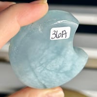 Image 3 of Aquamarine Moon With Stand (36A)