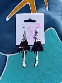 Image 1 of Ink Cap Earrings 