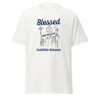 Image 1 of Blessed Still Stressed - Unisex White Classic Tee