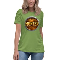Image 2 of Women's Relaxed T-Shirt,  Hunter Emblem T-Shirt | Hunting Outdoor Graphic Tee