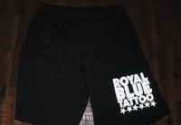 Image 2 of Royal Blue Tattoo Star Mosh Shorts
