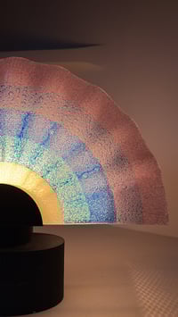 Image 3 of Lampe arc-en-ciel en verre de Murano 