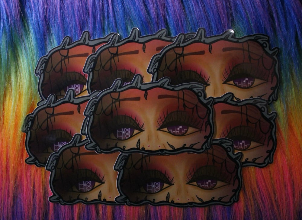 Image of City Eyes Sticker 💋💗🌉