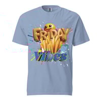 Image 2 of Unisex garment-dyed heavyweight t-shirt Friday Vibes
