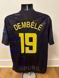 Image 4 of Tottenham Hotspur “DEMBELE 19” 2017/18 Third Shirt + patches (L)