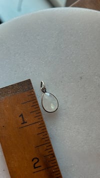 Image 2 of Teardrop moonstone pendant