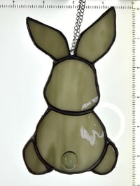 Image 2 of Bunny Stained Glass Suncatcher